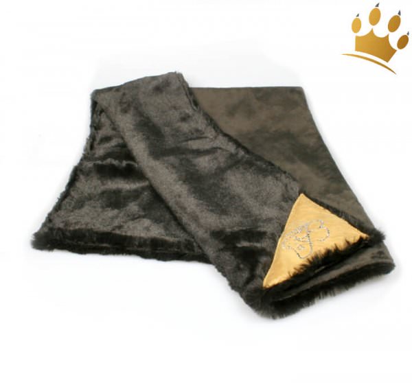 Hunde-Kuscheldecke Gentile Dark Schoko