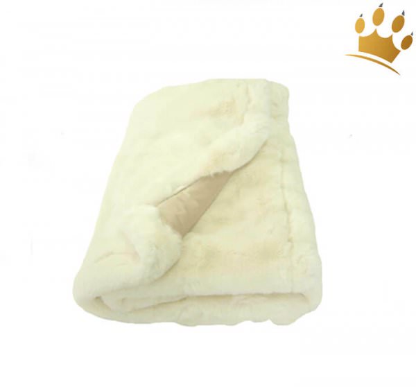 Luxus Hundedecke Champagner