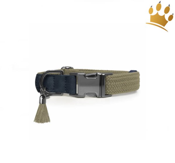 Milk & Pepper Hundehalsband KAYA Khaki