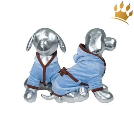 Hundebademantel Sweet Spa Blau