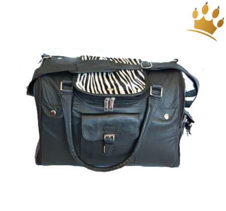 Hundetasche Wild Zebra Black