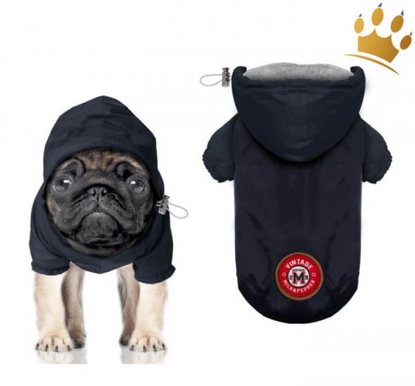 Milk & Pepper Hunderegenmantel Winch Blau