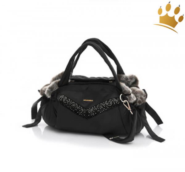 exklusive Hundetasche Schwarz