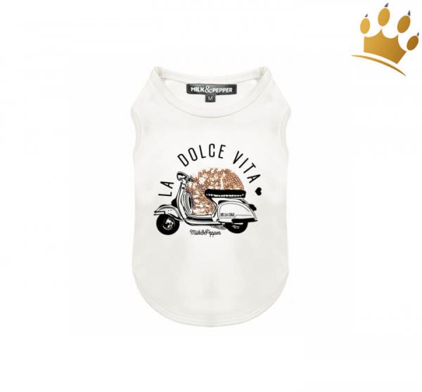 Milk & Pepper Hunde-T-Shirt Dolce Vita