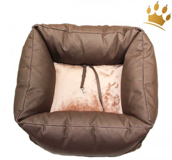 TG&L Hunde-Autositz Fur Drive Schokobraun Prestige
