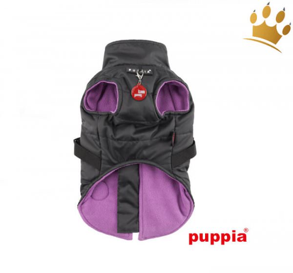 Puppia Hundemantel MOUNTAINEER II Schwarz Detail