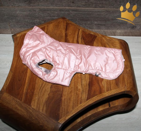 Hunde-Wintermantel Christall Rosa
