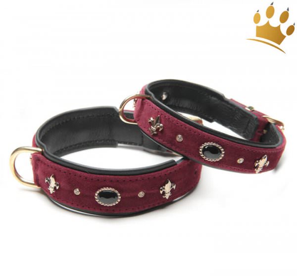 Hundehalsband Bellezza Bordeaux Petite