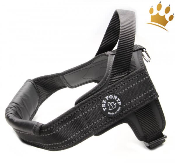 Tre Ponti Brustgeschirr For Big Dogs Schwarz