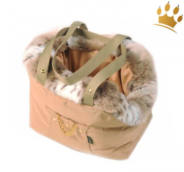 Hundetasche Cupido Beige Fur