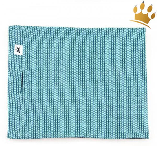 Hundeschal Hundeloop Schickobello Petrol