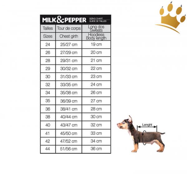 Milk & Pepper Hundesweater Rookie