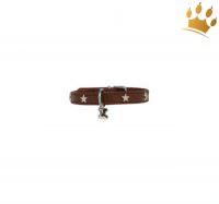 Hundehalsband Silverstars Braun Hundehalsband Silverstars Braun