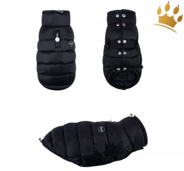 Puppyangel Hundemantel NEW Love Faux Schwarz