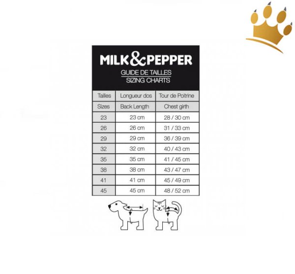 Milk & Pepper Almar Wende-Hundemantel