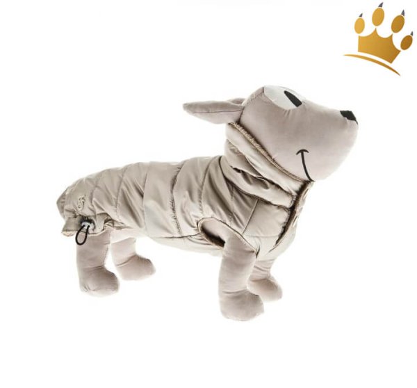 Hunde-Wintermantel Christall Beige