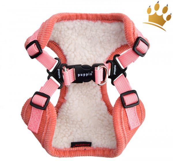 Puppia Step-In Geschirr Classy verstellbar Peach Rücken
