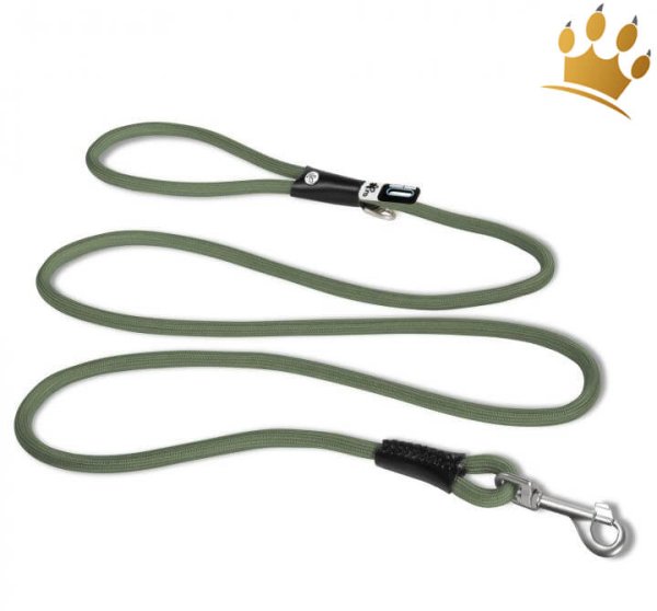 Curli Stretch Comfort Hundeleine Moos