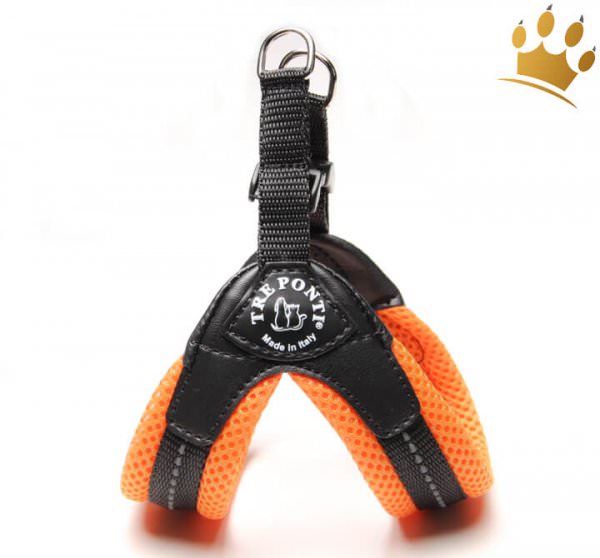 Tre Ponti Hundegeschirr Soft Mesh Orange
