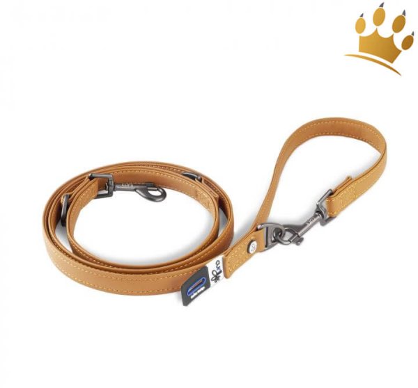 Curli© Hundeleine Apfel Braun