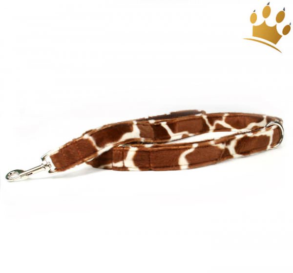 Fell-Leinen Giraffe Cognac