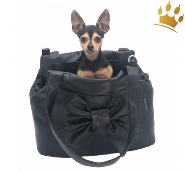 Hundetasche Sierra Schwarz Fur