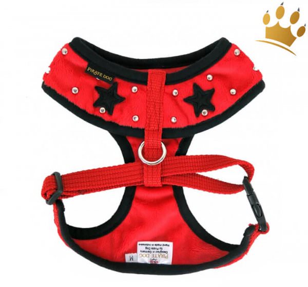 Softgeschirr Super Soft Fleur de Lis Red Pepper Rücken