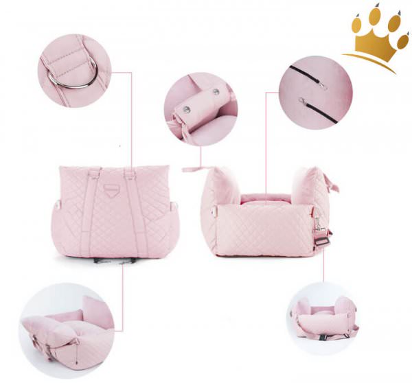 Puppy Angel Autositz 3WAY Anglione Rosa Detail