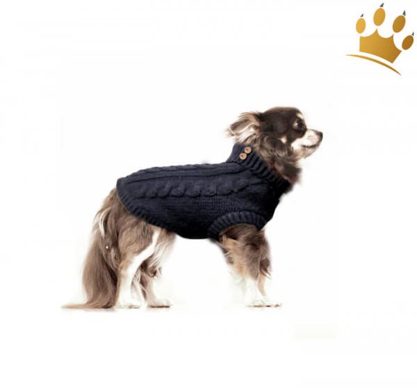 Milk & Pepper Alister Hundepullover Navy Blau