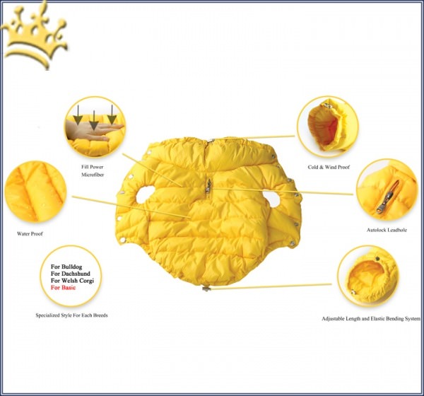 Puppyangel Hundemantel Love Faux Beige