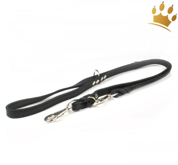 Hundeleine Silver Black 200cm