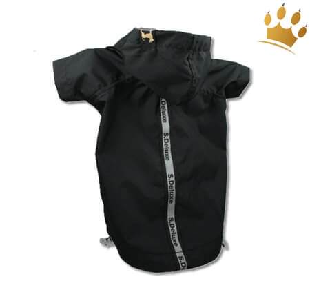 Hunderegenjacke Famous Schwarz