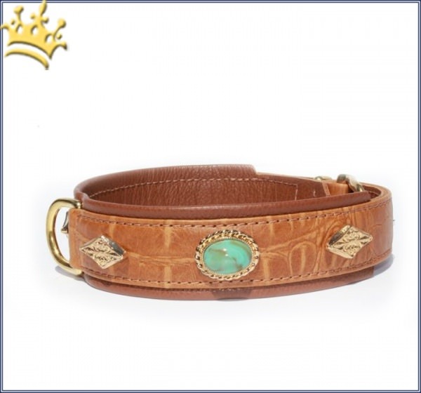 Hundehalsband Unique Eye Kroko