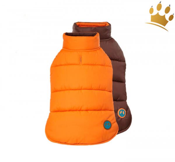 Hundewende-Weste Cortina Orange/Braun