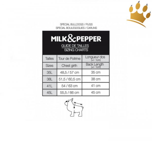 Milk & Pepper Hunderegenmantel Lucia Bully