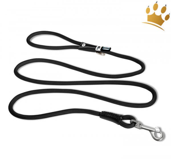 Curli Stretch Comfort Hundeleine Schwarz