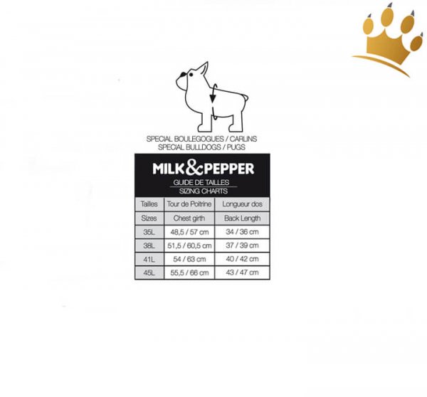 Milk & Pepper Irina Mops/Bully Sweater Fur Rosa