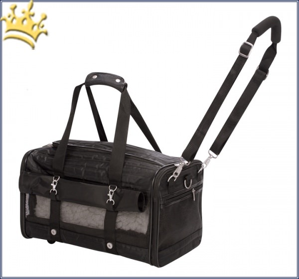 Hundeflugtasche Ultimate On Wheels Black