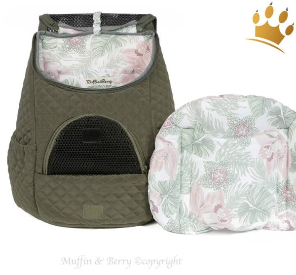 Muffin & Berry Hunderucksack Travel Margaret Olive