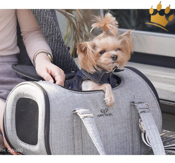 Puppy Angel Herrinbone Black