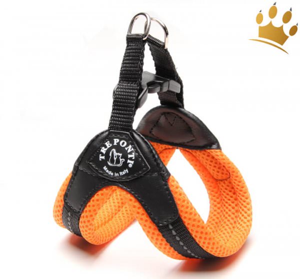 Tre Ponti Hundegeschirr Soft Mesh Orange