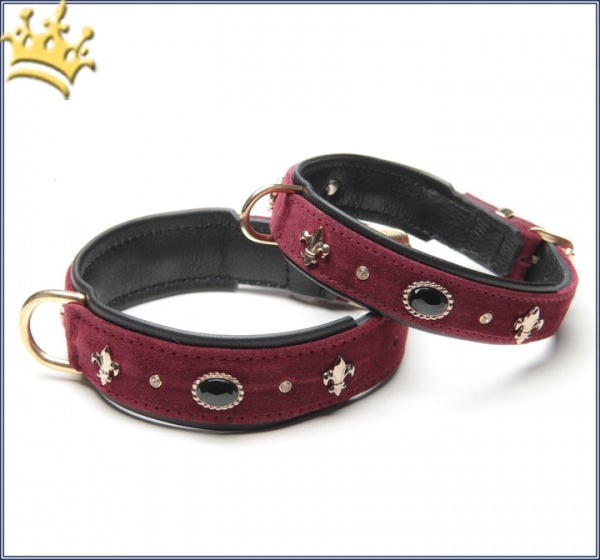 Hundehalsband Bellezza Bordeaux Petite