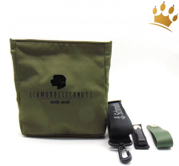 Schmuddelschnute Leckerlibüdel Khaki