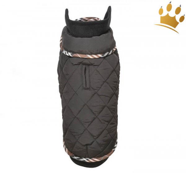Hundemantel Tartan Classic Schwarz