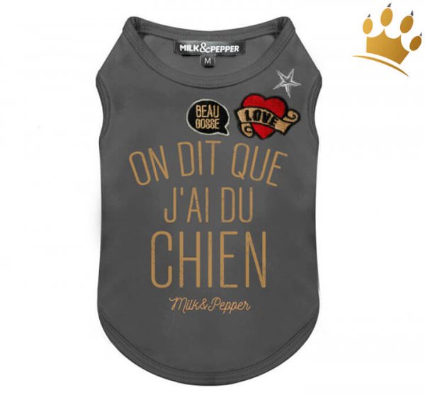 Milk & Pepper Hunde-T-Shirt Swanky
