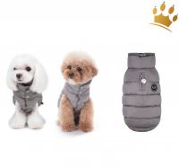 Puppyangel Hundemantel NEW Love Faux Grau Puppyangel Hundemantel NEW Love Faux Grau