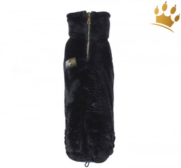 Hundeweste Snowflake Fleece Schwarz