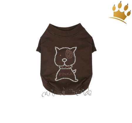 Hundeshirt Boo Boo Braun