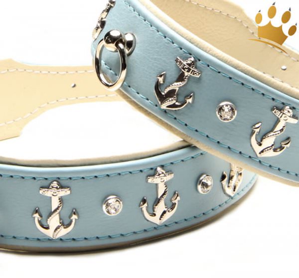 Hundehalsband Beach Dog Blau Detail