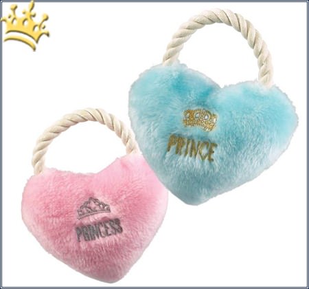 Hundeplüschherz Prince and Princess